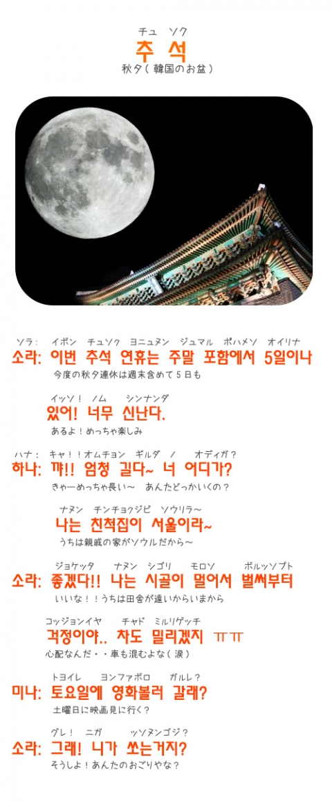 今日の韓国情報 オンライン韓国語レッスン 会話なら スラスラ韓国語